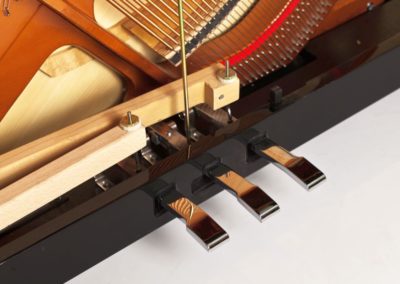 Feurich 115 Premier Upright Piano Pedals